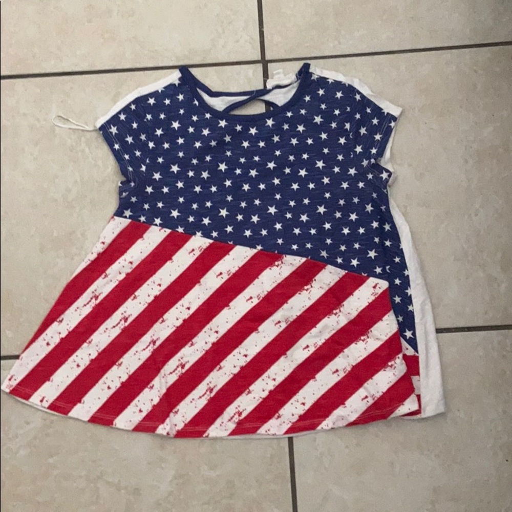 American flag shirt